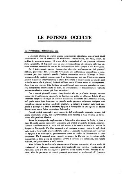 Vita italiana rassegna mensile di politica interna, estera, coloniale e di emigrazione