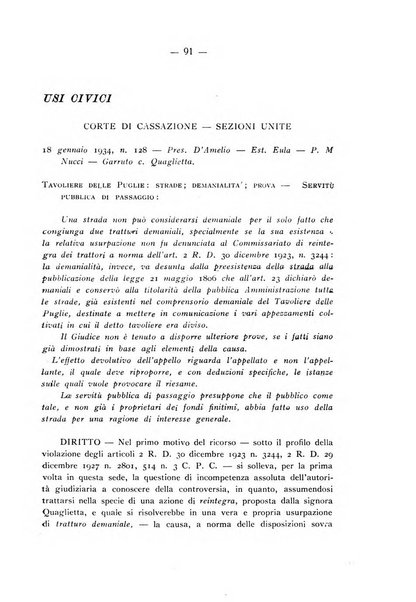 Rivista dei demani, acque, miniere, usi civici