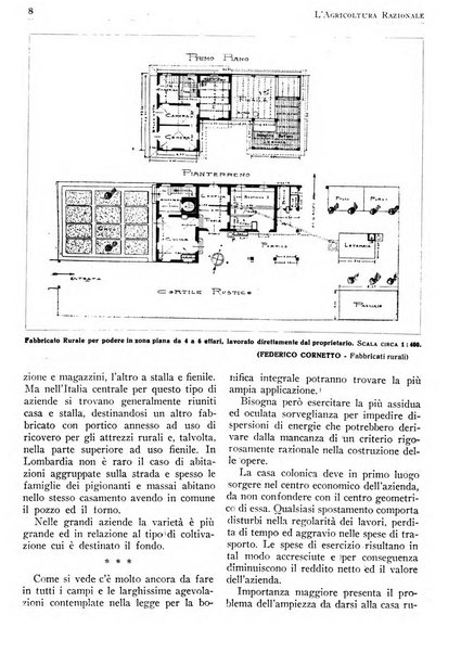 L'agricoltura razionale rivista dell'Ente nazionale italiano per l'organizzazione scientifica del lavoro