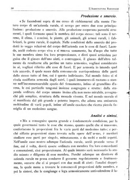 L'agricoltura razionale rivista dell'Ente nazionale italiano per l'organizzazione scientifica del lavoro