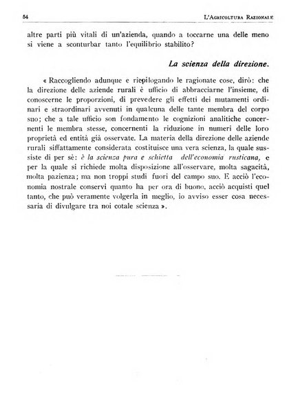 L'agricoltura razionale rivista dell'Ente nazionale italiano per l'organizzazione scientifica del lavoro