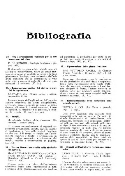 L'agricoltura razionale rivista dell'Ente nazionale italiano per l'organizzazione scientifica del lavoro