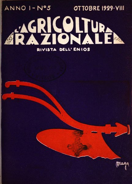 L'agricoltura razionale rivista dell'Ente nazionale italiano per l'organizzazione scientifica del lavoro
