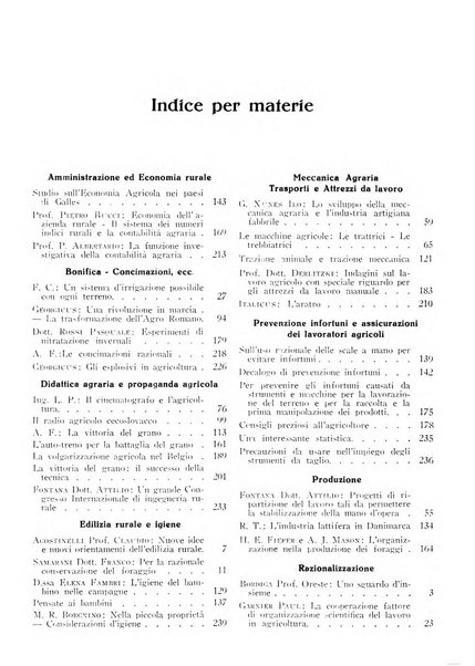 L'agricoltura razionale rivista dell'Ente nazionale italiano per l'organizzazione scientifica del lavoro