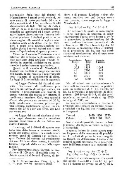 L'agricoltura razionale rivista dell'Ente nazionale italiano per l'organizzazione scientifica del lavoro