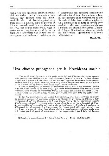 L'agricoltura razionale rivista dell'Ente nazionale italiano per l'organizzazione scientifica del lavoro