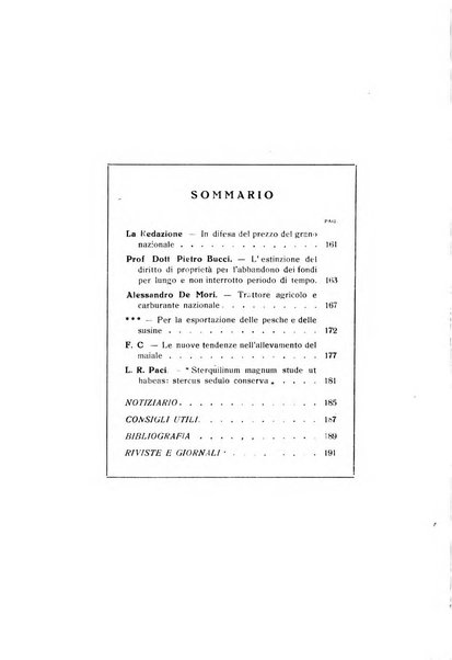 L'agricoltura razionale rivista dell'Ente nazionale italiano per l'organizzazione scientifica del lavoro