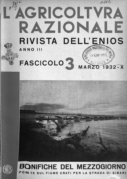 L'agricoltura razionale rivista dell'Ente nazionale italiano per l'organizzazione scientifica del lavoro