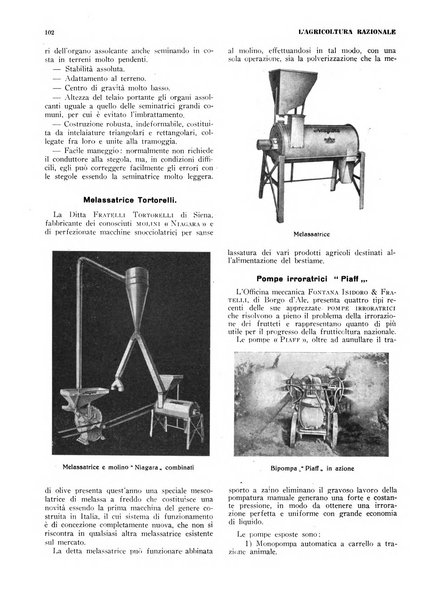 L'agricoltura razionale rivista dell'Ente nazionale italiano per l'organizzazione scientifica del lavoro