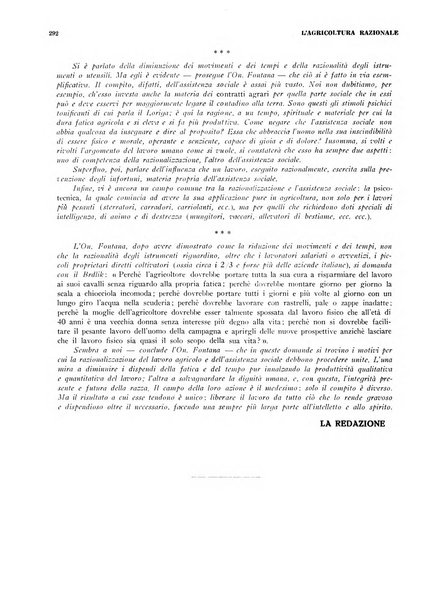 L'agricoltura razionale rivista dell'Ente nazionale italiano per l'organizzazione scientifica del lavoro