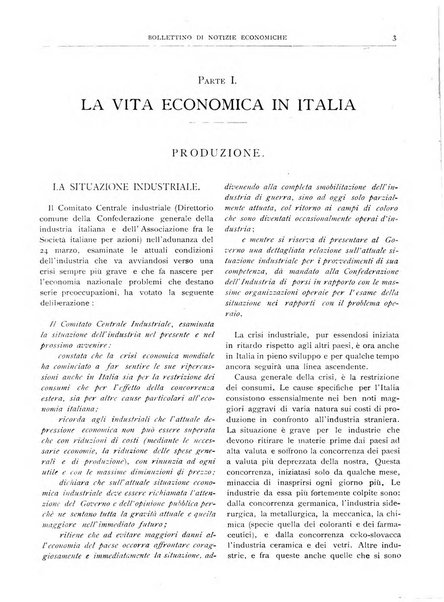 Bollettino di notizie economiche