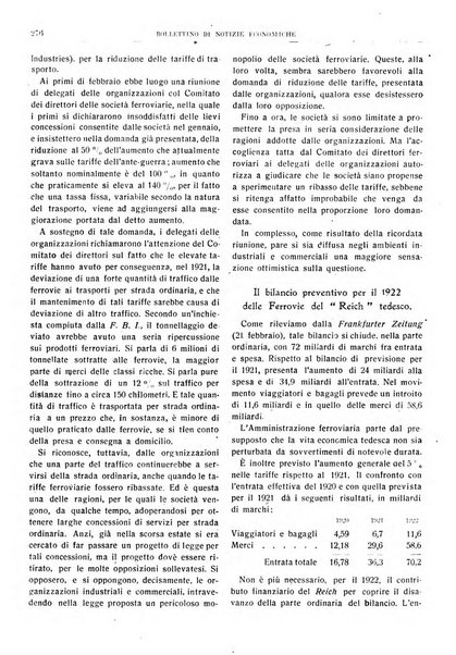 Bollettino di notizie economiche