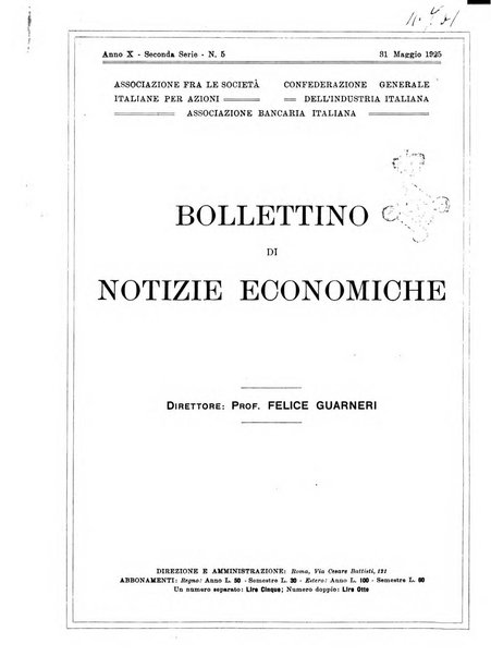 Bollettino di notizie economiche