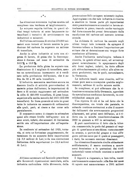 Bollettino di notizie economiche