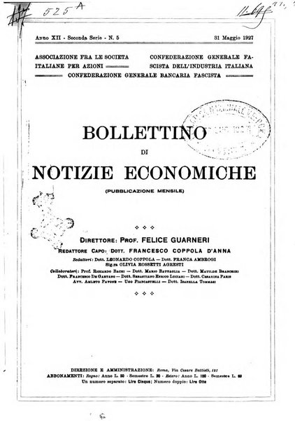 Bollettino di notizie economiche