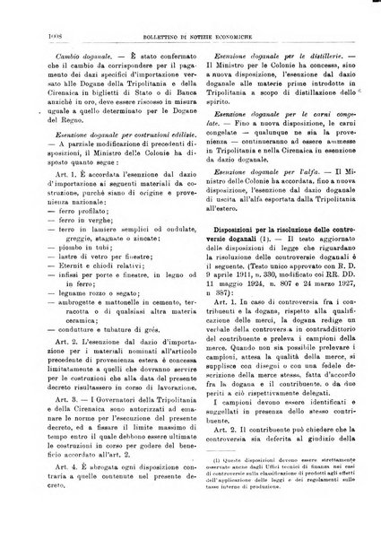 Bollettino di notizie economiche