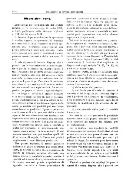 Bollettino di notizie economiche