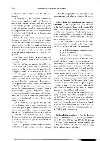 Bollettino di notizie economiche