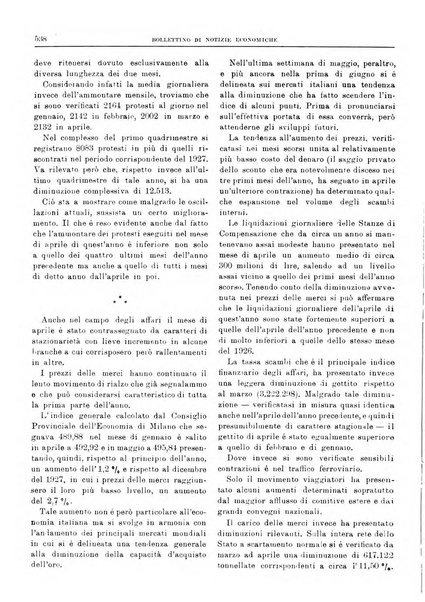 Bollettino di notizie economiche