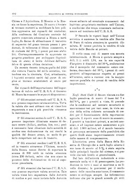 Bollettino di notizie economiche