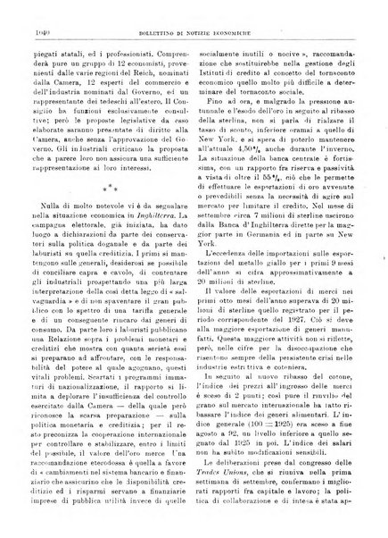 Bollettino di notizie economiche