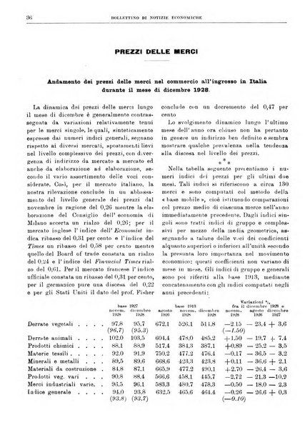 Bollettino di notizie economiche