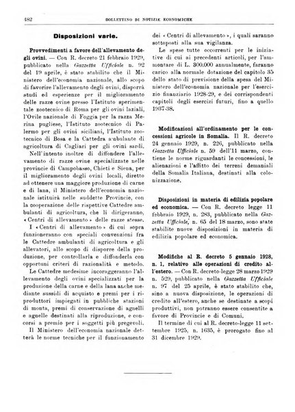 Bollettino di notizie economiche