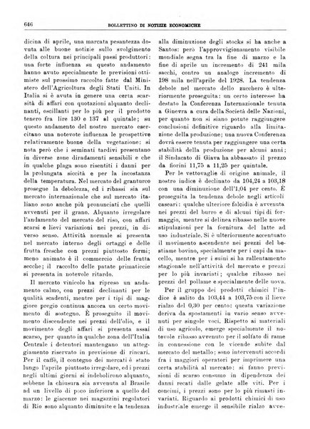 Bollettino di notizie economiche