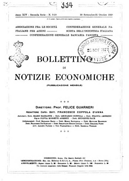 Bollettino di notizie economiche