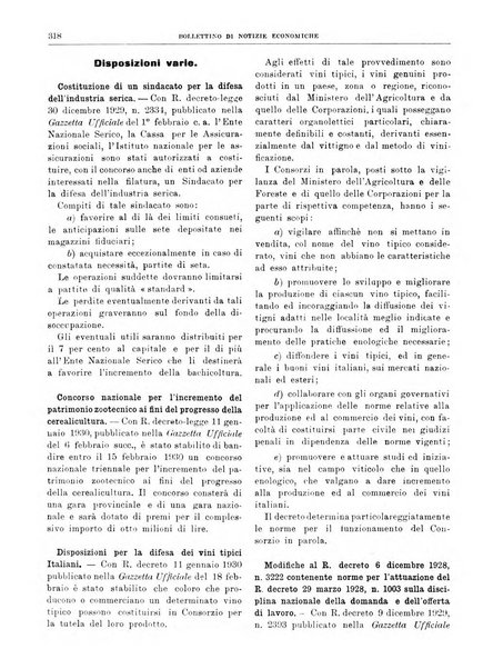 Bollettino di notizie economiche