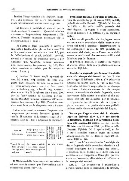 Bollettino di notizie economiche