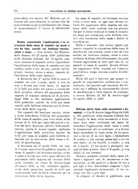 Bollettino di notizie economiche