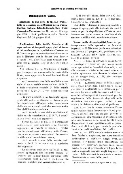 Bollettino di notizie economiche