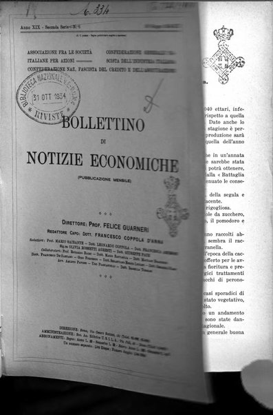 Bollettino di notizie economiche