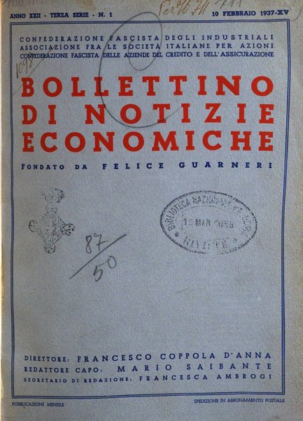 Bollettino di notizie economiche