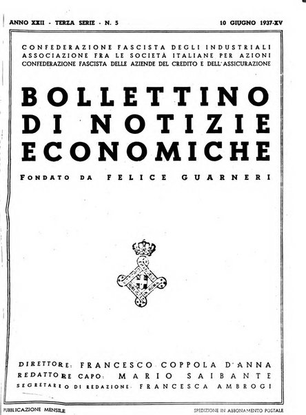 Bollettino di notizie economiche