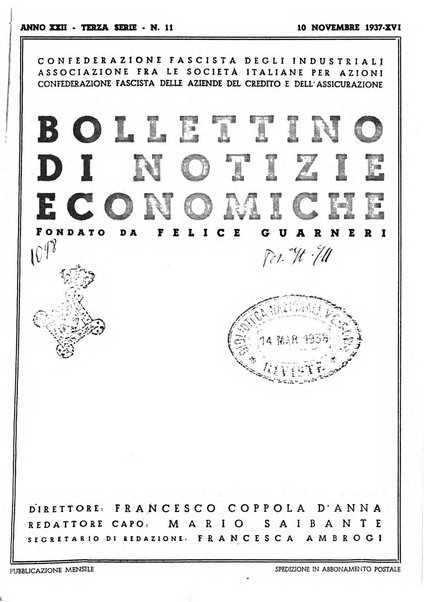 Bollettino di notizie economiche