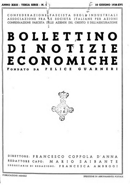 Bollettino di notizie economiche