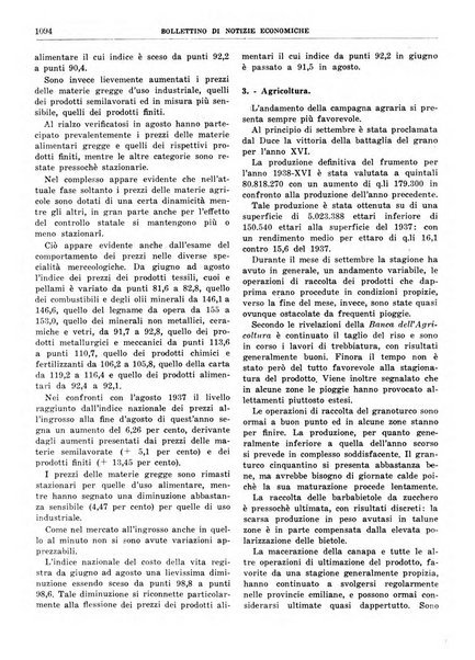 Bollettino di notizie economiche