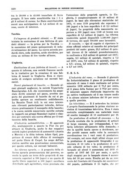 Bollettino di notizie economiche