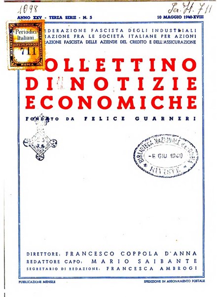 Bollettino di notizie economiche