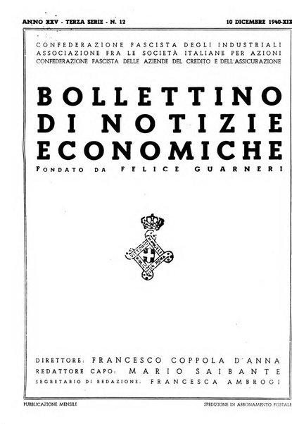 Bollettino di notizie economiche