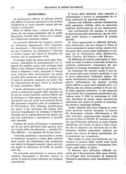 Bollettino di notizie economiche