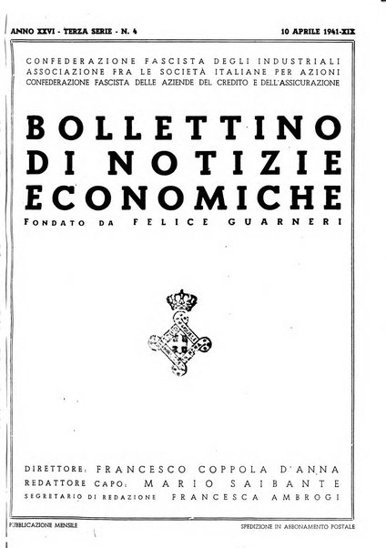 Bollettino di notizie economiche