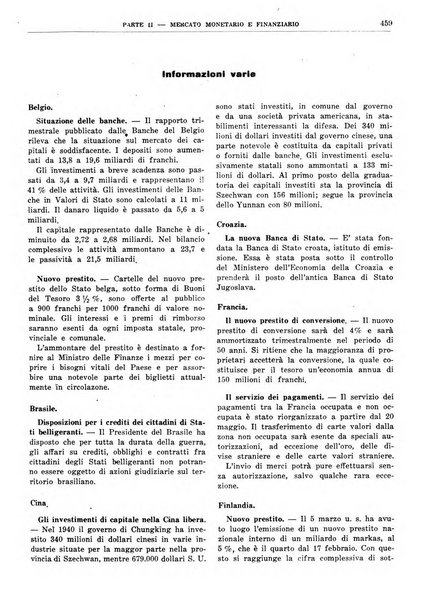 Bollettino di notizie economiche