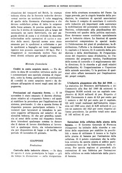 Bollettino di notizie economiche