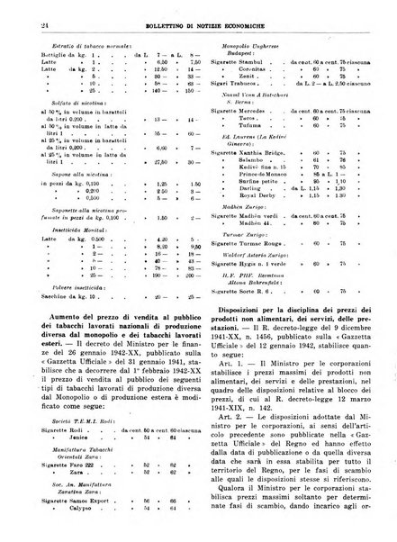 Bollettino di notizie economiche