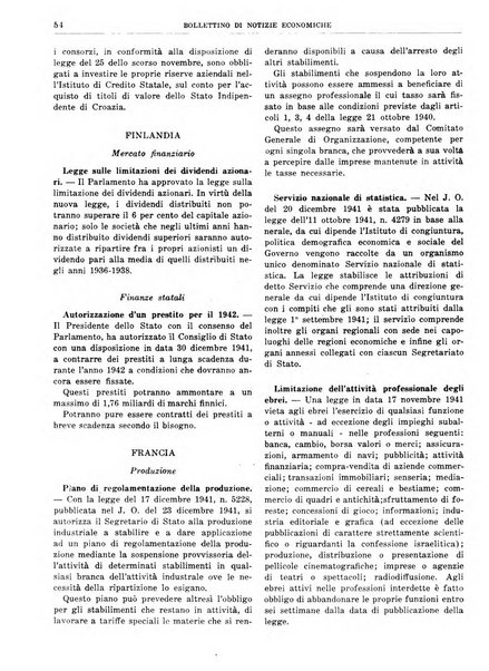 Bollettino di notizie economiche