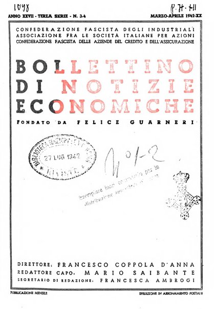 Bollettino di notizie economiche