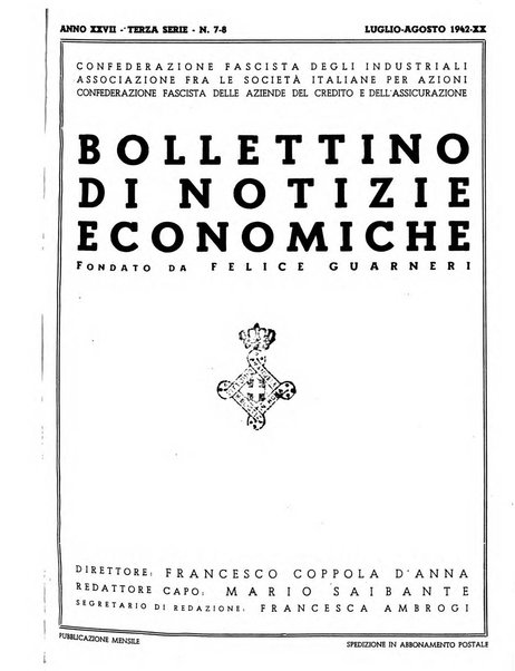 Bollettino di notizie economiche